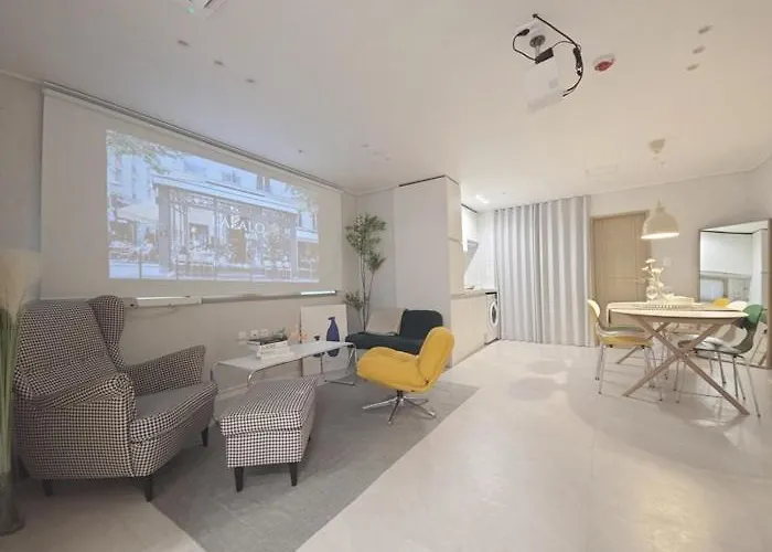 61 서면, 전포사잇길 감성스테이 # 빔프로젝터 영화관 # Apartamento Busan